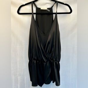 Ramy Brook Black Silk Top - Size S/P- Like New